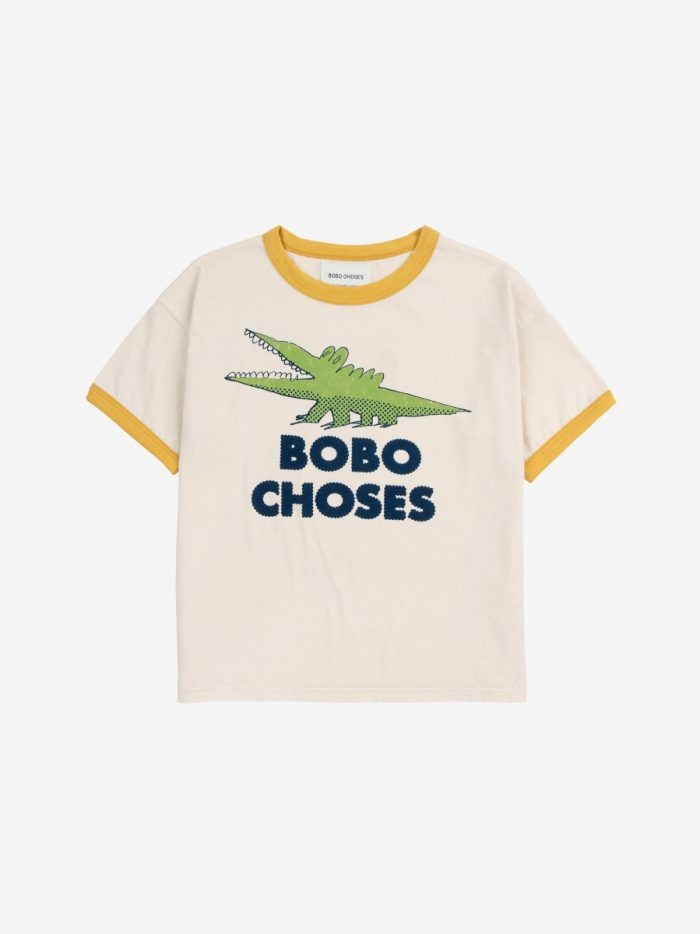 Bobo Choses - Talking Crocodile T-Shirt - White