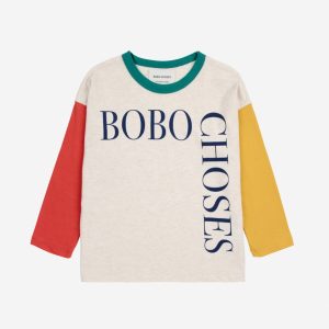 Bobo Choses - Bobo Choses Square Color Block T-Shirt - Multicolor