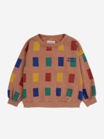 Bobo Choses - Color Game All Over Sweatshirt - Brown