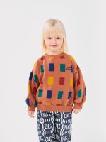 Bobo Choses - Color Game All Over Sweatshirt - Brown