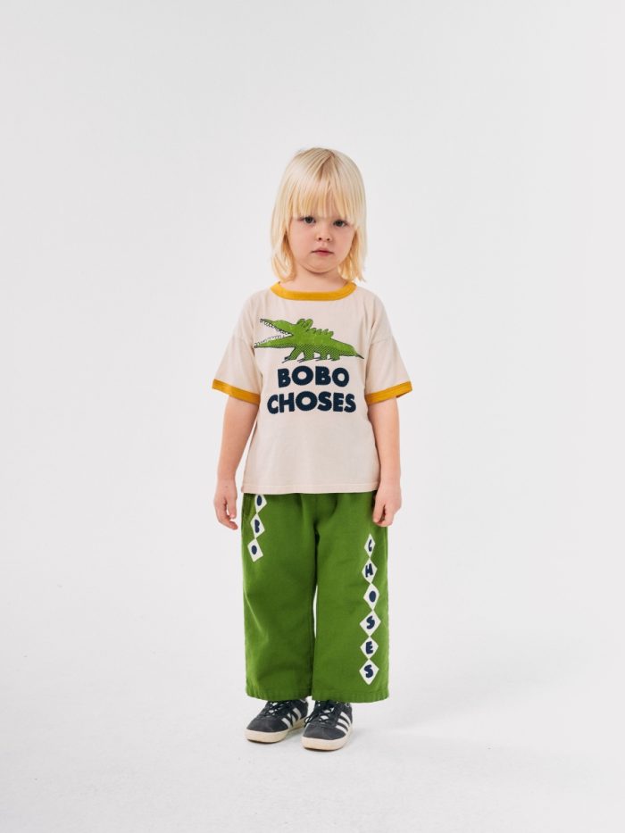 Bobo Choses - Bobo Choses Diamonds Straight Pants - Olive