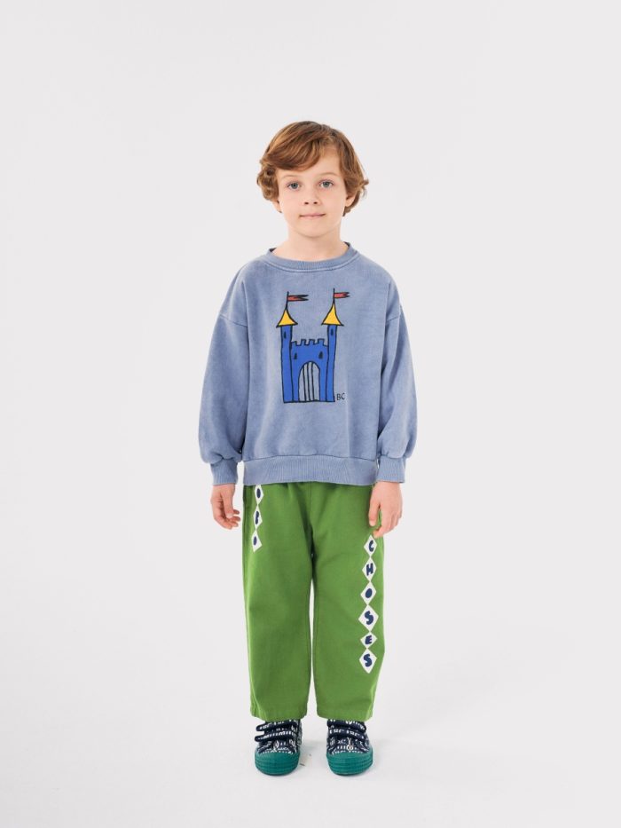 Bobo Choses - Bobo Choses Diamonds Straight Pants - Olive