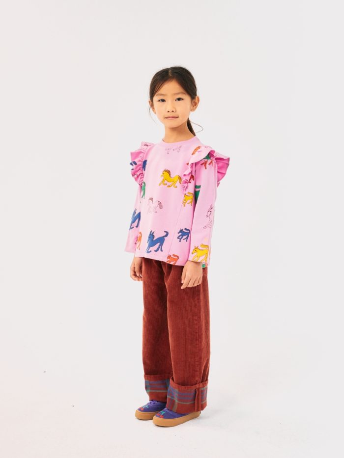 Bobo Choses - B.C Corduroy Straight Pants - Dark Brown