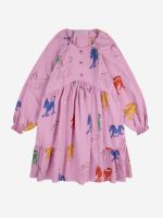 Bobo Choses - Wonder Horse All Over Woven Dress - Pink