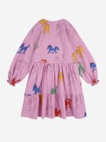 Bobo Choses - Wonder Horse All Over Woven Dress - Pink