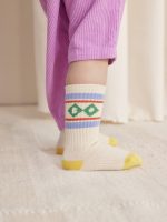 Bobo Choses - Baby Bc Diamond Long Socks - White