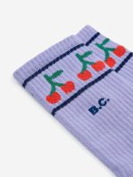 Bobo Choses - Bobo Cherry Long Socks - Lavender