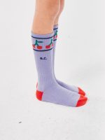 Bobo Choses - Bobo Cherry Long Socks - Lavender