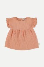My Little Cozmo - Soft Gauze Baby Dress - Pink
