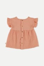 My Little Cozmo - Soft Gauze Baby Dress - Pink