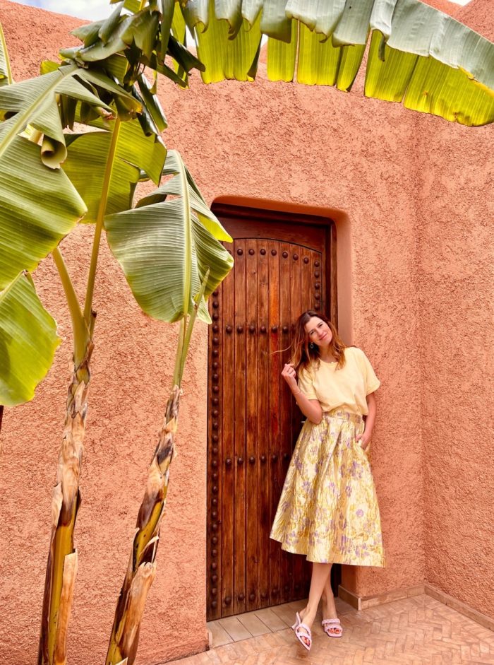 Elle and Rapha - Dreamy Yellow Little Moons T-shirt