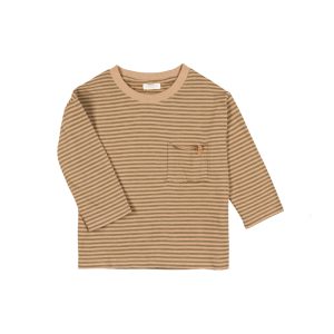 Nixnut - Drop Shirt - Khaki Stripe