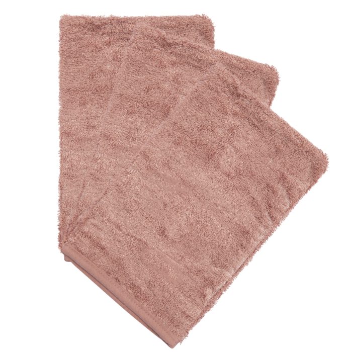 Timboo - Set Van 3 Washandjes - Mellow Mauve