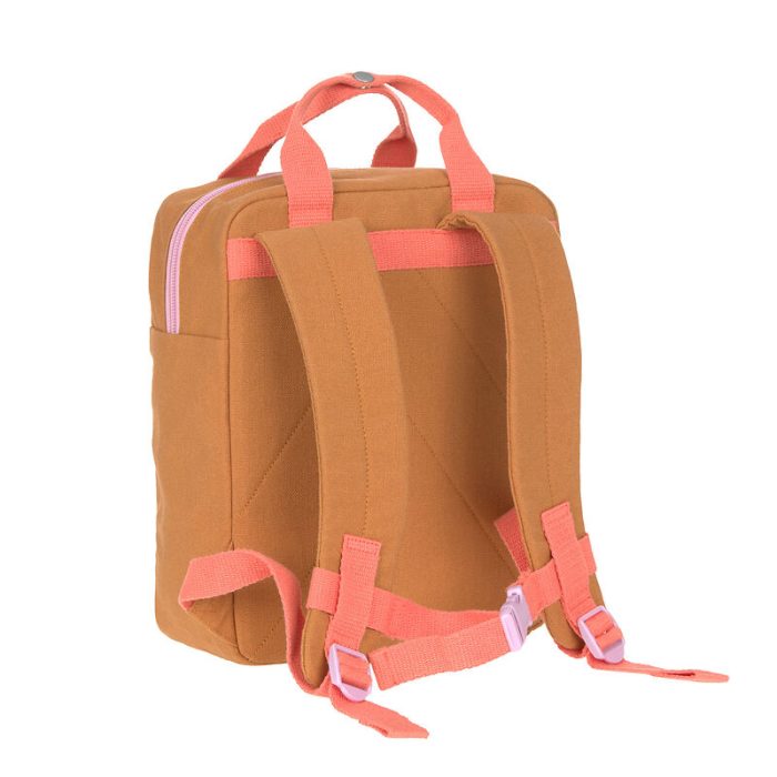 Lassig - Little One & Me Square Backpack Small GOTS - Caramel