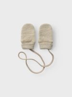 Name it - Nbfwmino Wool Bru Mittens Wo/Thumb - Pure Cashmere - One Size