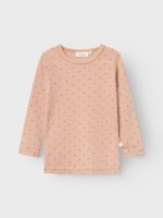 Lil' Atelier - Nmfnava Ls Wool Top Lil - Rugby Tan