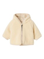 Lil' Atelier - Nbmnalo Loose Sherpa Jacket Lil - Sandshell