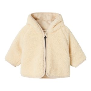 Lil' Atelier - Nbmnalo Loose Sherpa Jacket Lil - Sandshell