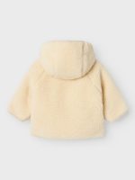 Lil' Atelier - Nbmnalo Loose Sherpa Jacket Lil - Sandshell