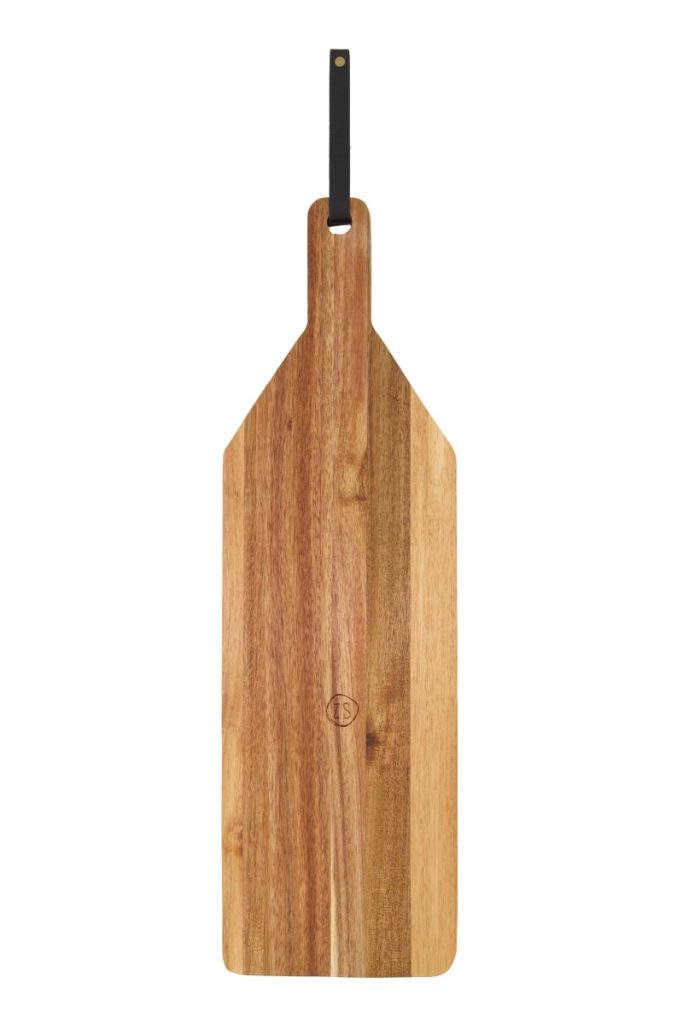 Zusss - Houten Serveerplank Lievelings - 18x60cm - Naturel