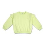 Petit Blush - Ruffle Sweater - Shadow Lime