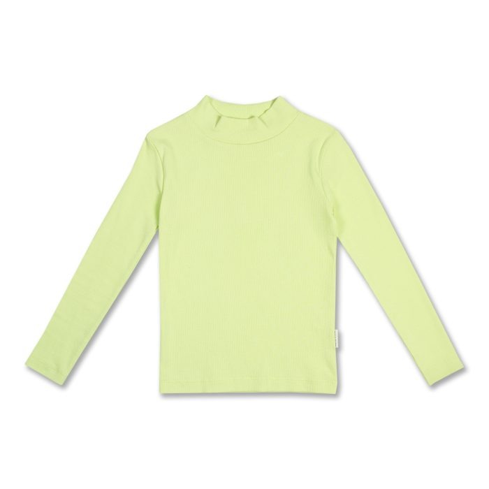 Petit Blush - Rib Turtle Neck - Shadow Lime