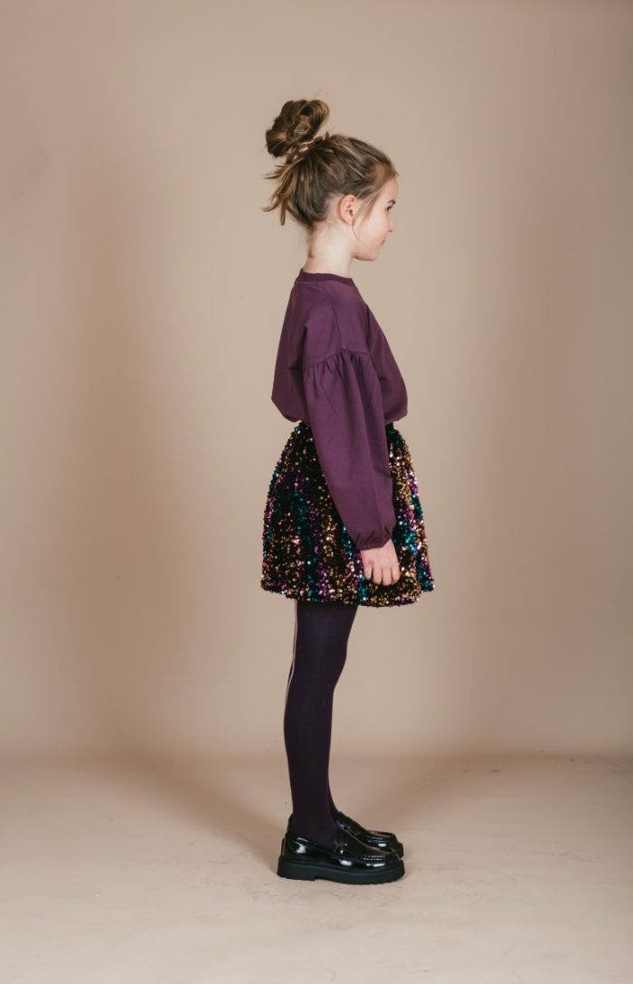 Petit Blush - Sequin Skirt - Multi Color