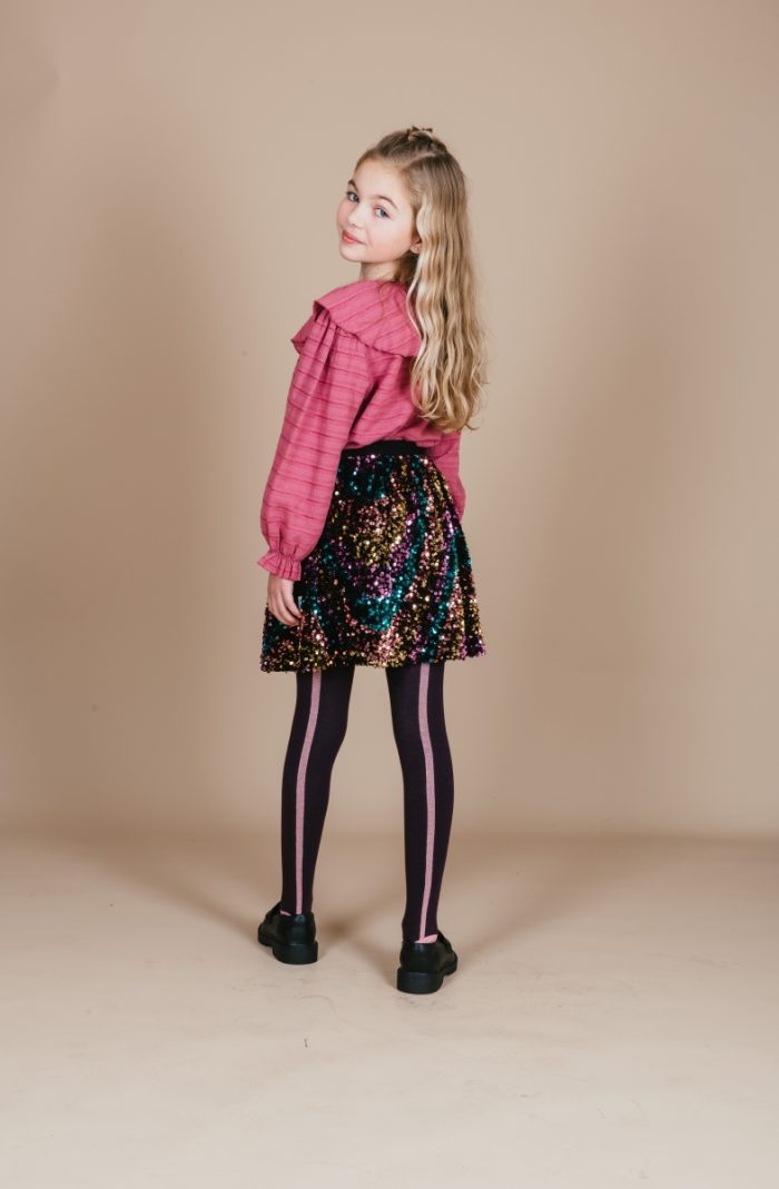 Petit Blush - Sequin Skirt - Multi Color