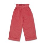 Petit Blush - Wide Ruffle Pants - Mineral Red