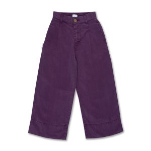 Petit Blush - Wide Leg Pants - Plum Perfect