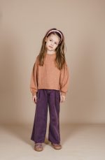 Petit Blush - Wide Leg Pants - Plum Perfect