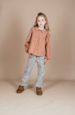 Petit Blush - Baggy Fit Jeans - Washed Light Grey