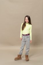 Petit Blush - Baggy Fit Jeans - Washed Light Grey