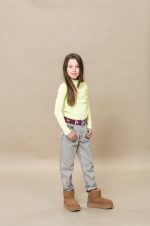 Petit Blush - Baggy Fit Jeans - Washed Light Grey