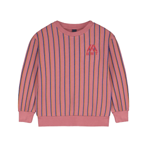 Bonmot - Sweatshirt Allover 2V Lines - Dusty Pink