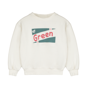 Bonmot - Sweatshirt Green School Flag - Fog