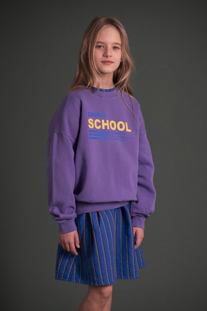 Bonmot - Sweatshirt School - Lilac