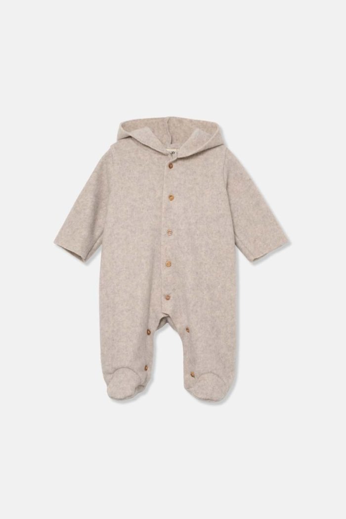 My Little Cozmo - Bamboo Newborn Bear Suit - Beige