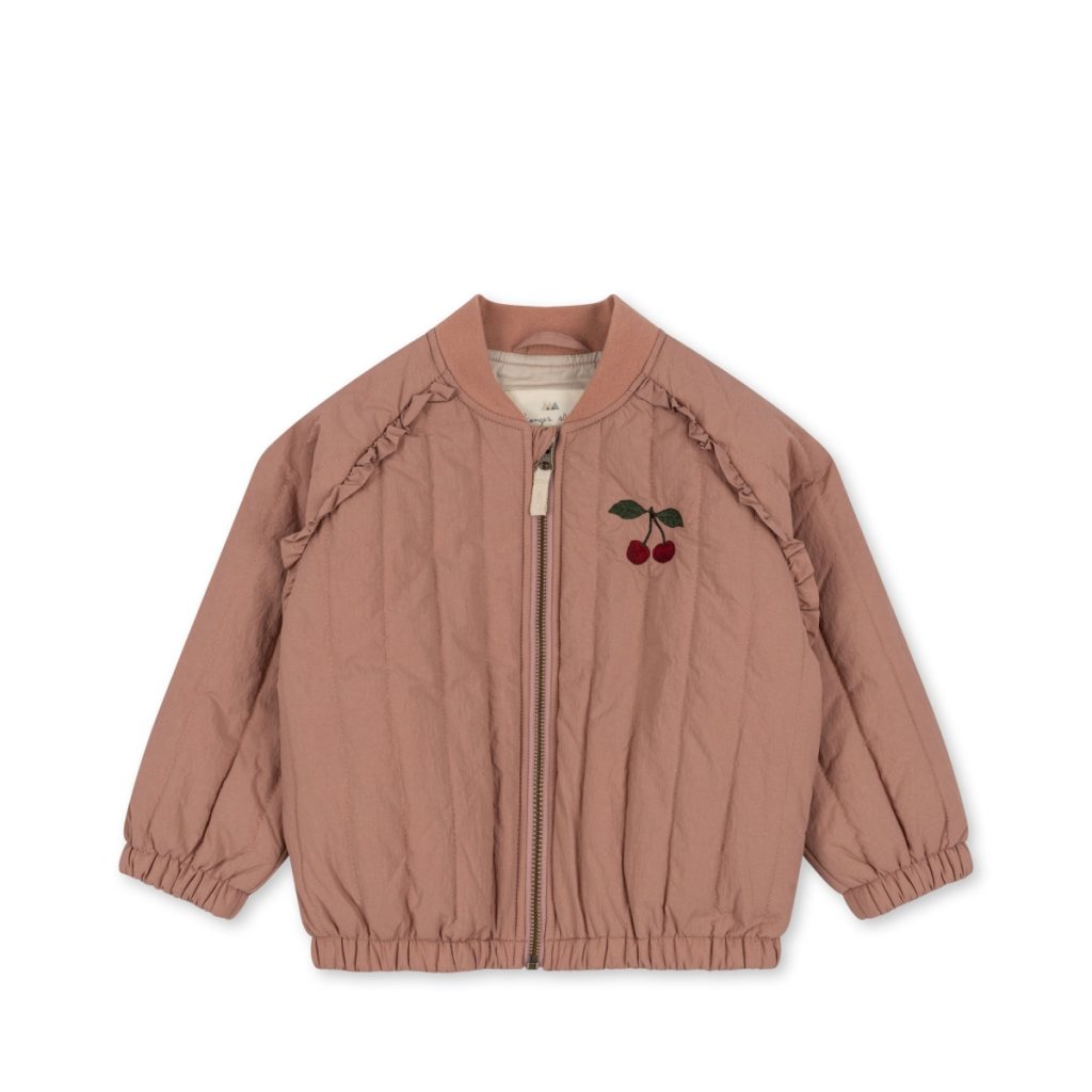 Konges Slojd - Juno Frill Bomber Jacket - Cameo Brown