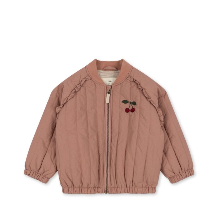 Konges Slojd - Juno Frill Bomber Jacket - Cameo Brown