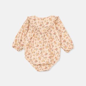 My Little Cozmo - Organic Floral Baby Romper - Multicolor