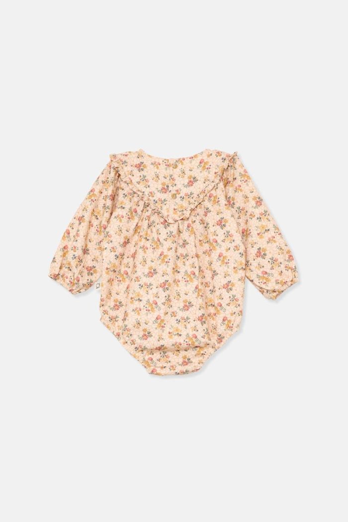 My Little Cozmo - Organic Floral Baby Romper - Multicolor