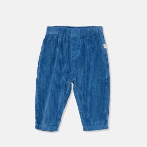 My Little Cozmo - Organic Corduroy Baby Pants - Blue