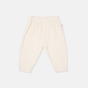 My Little Cozmo - Organic Corduroy Baby Pants - Ivory