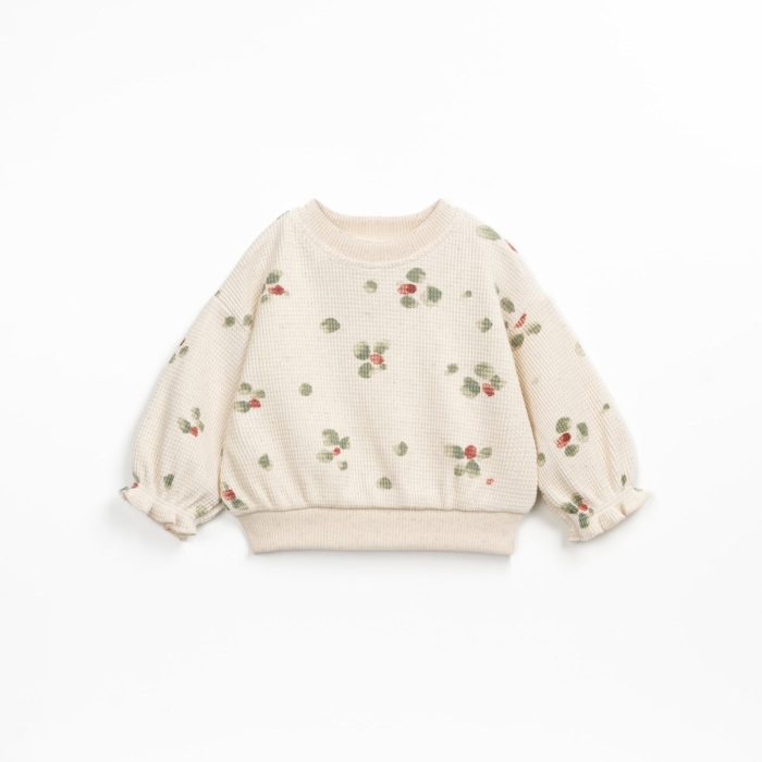 Play Up - Printed Interlock Sweater - Sheep