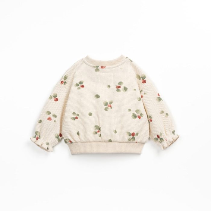 Play Up - Printed Interlock Sweater - Sheep