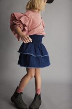 My Little Cozmo - Soft Fleece Ruffles Sweatshirt - Rose