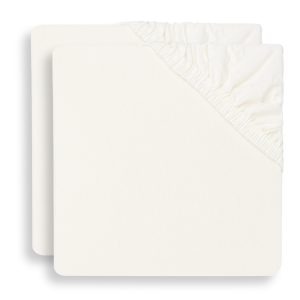 Jollein - Hoeslaken Jersey 60X120cm - Ivory - 2 pack