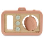 Trixie - Houten Baby Camera Met Siliconen - Mrs. Cat