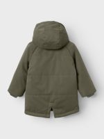 Lil' Atelier - Nmmgodo Padded Long Jacket Lil - Kalamata